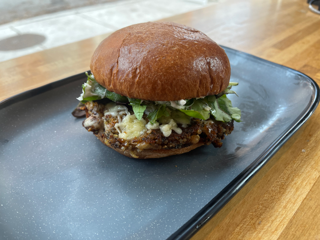 Mushroom & Quinoa Burger