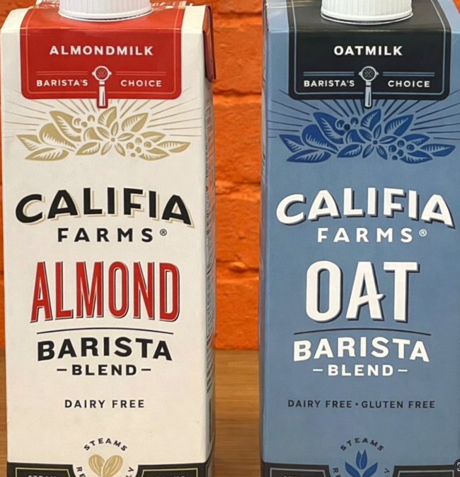 Califia Farms Non-dairy milk Quart and Soy milk