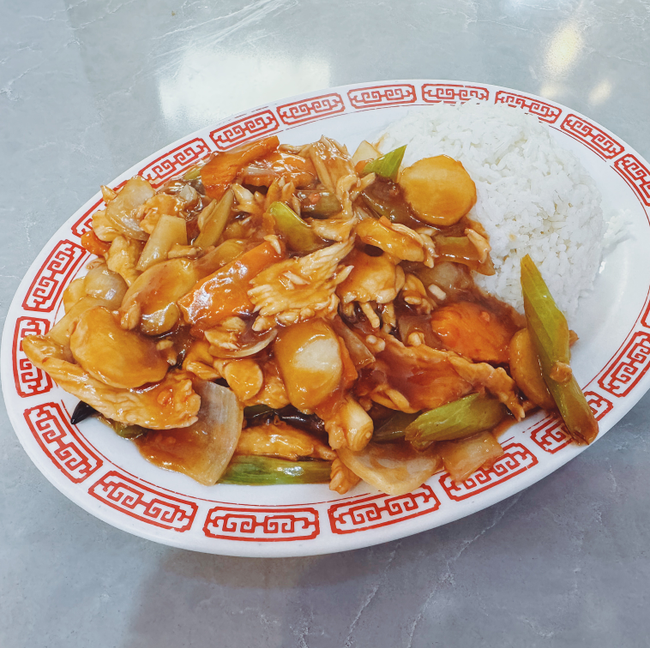 Chicken in Hot Garlic Sauce