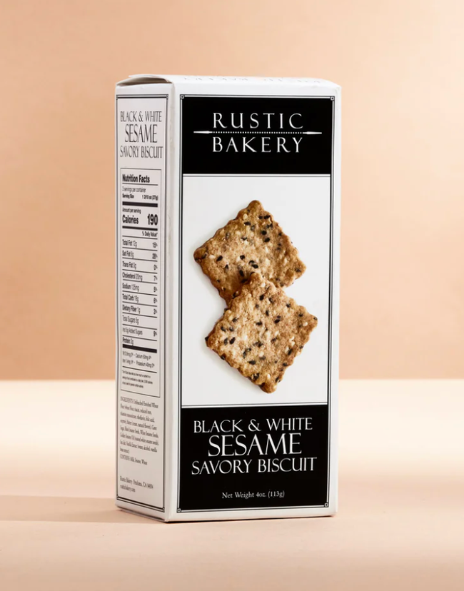 Rustic Bakery : Black & White Sesame Biscuit