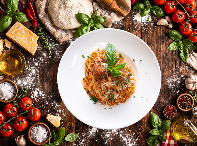 Spaghetti with Meatballs  (Beef)