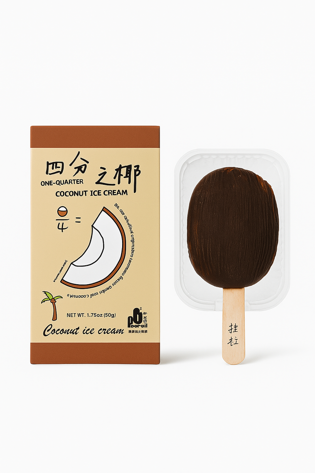 Quarter Coconut Frozen Dessert