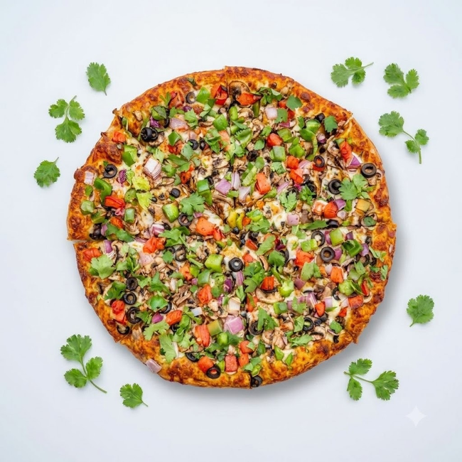 Curry Veggie Pizza