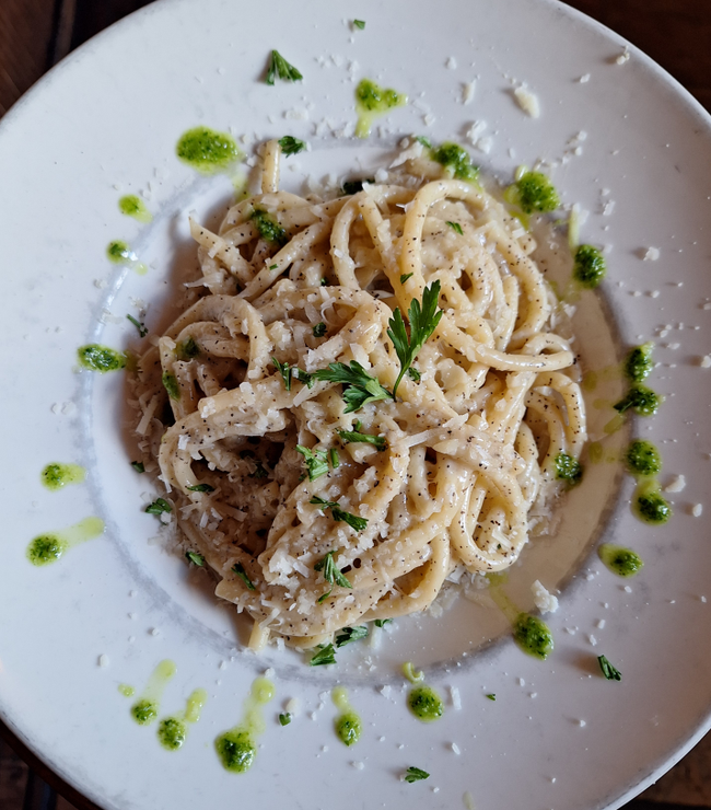 House Bucatini Cacio E Pepe