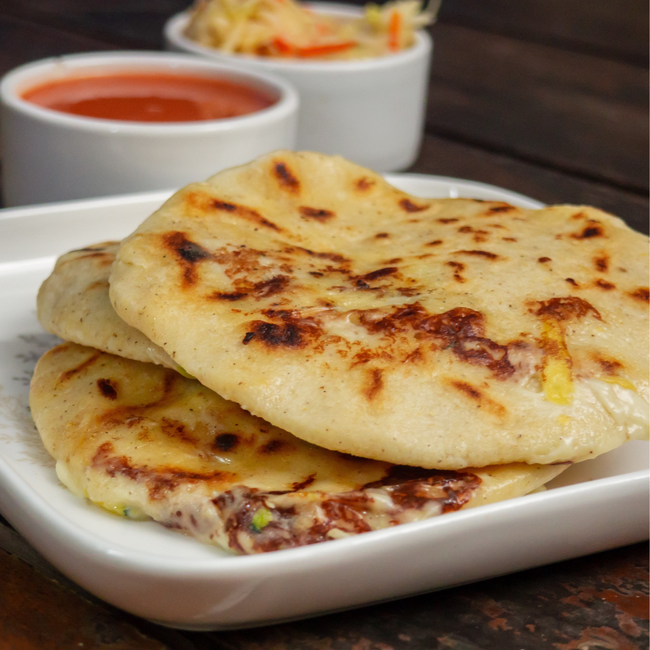 Pupusa Pork and Cheese