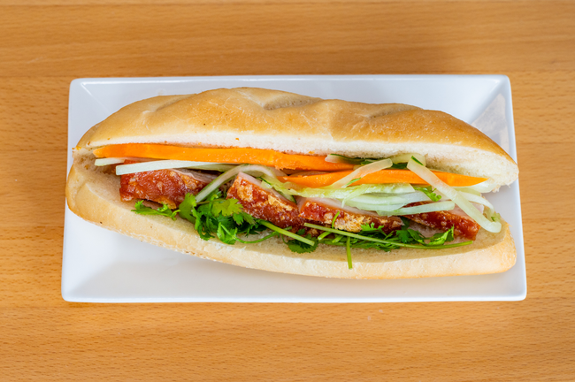 5. Vietnamese Crispy Pork Belly Sandwiches - Bánh Mì Heo Quay