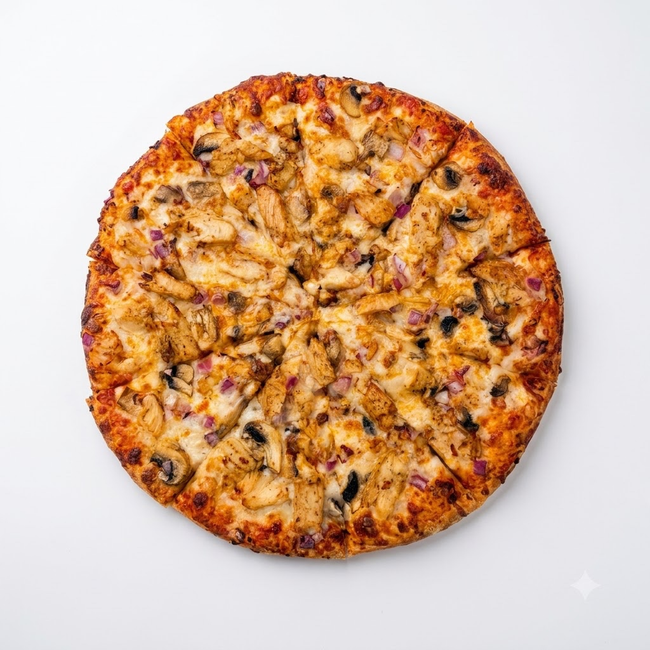 Alfredo Vodka Chicken Pizza