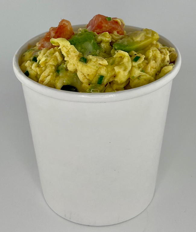 #2 Tomato, Avocado, Swiss, Chive SCRAMBLE