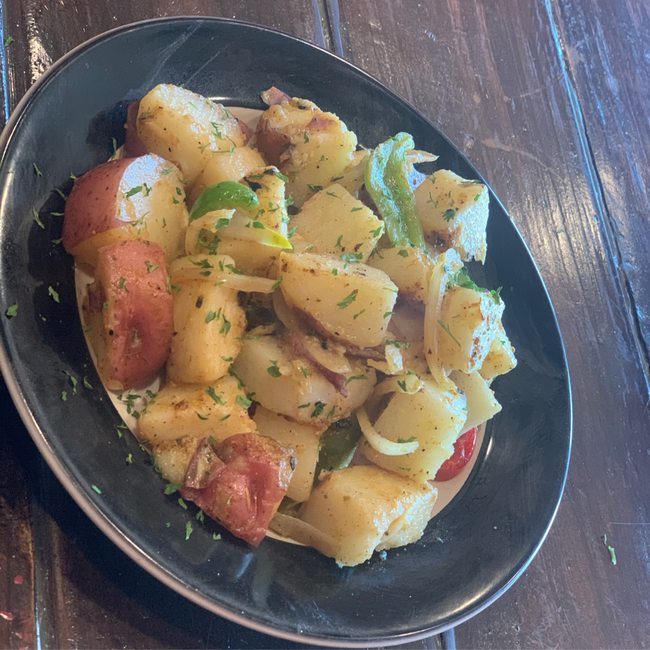 Garlic potatoes
