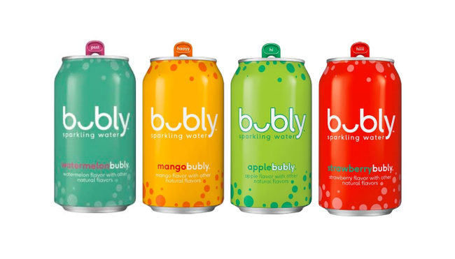 Bubly Soda.