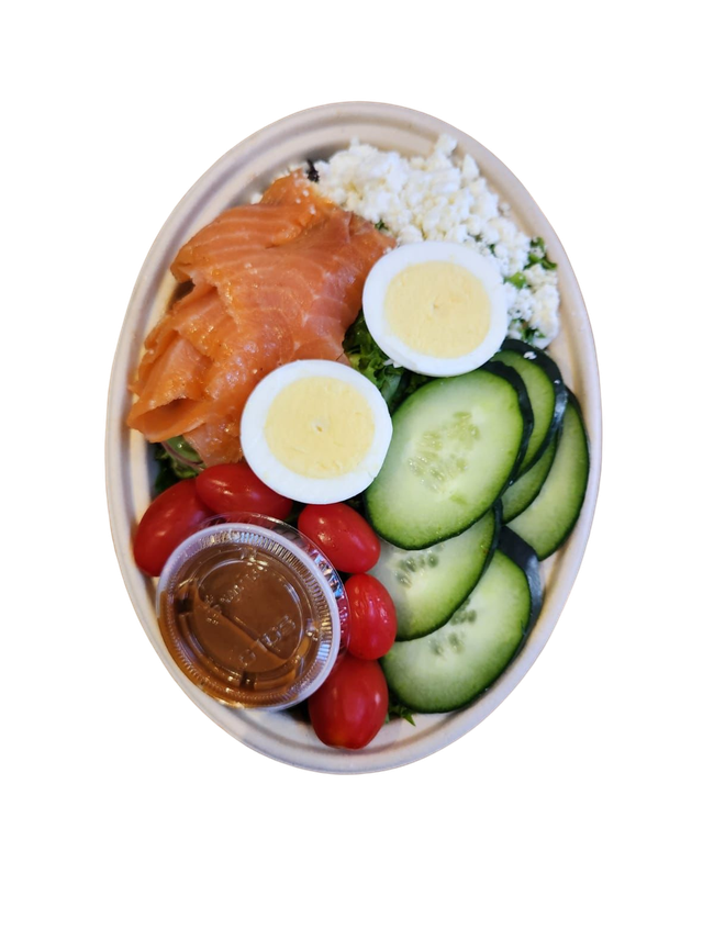 The Salmon Guacamole Bowl