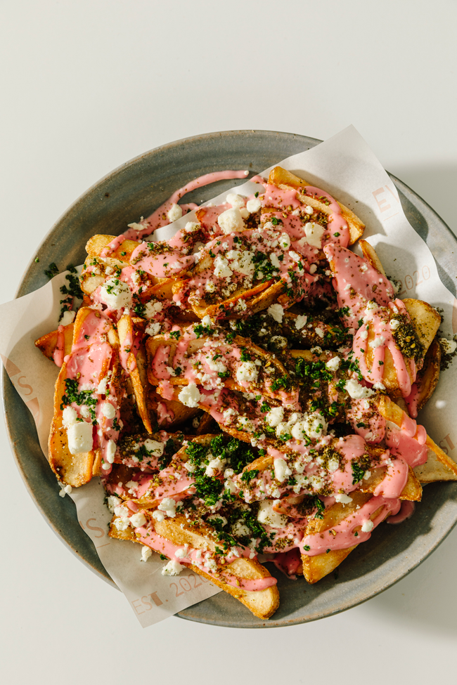 Side Garlic + Feta Fries