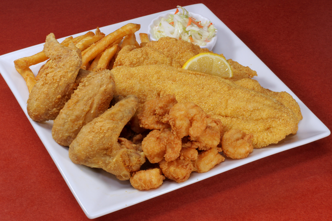 Wings-Shrimp-Cat Fillet Combo [Pick3]