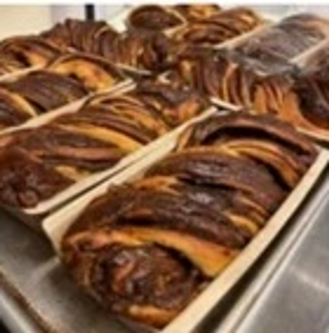 Chocolate Hazelnut Babka (OL) - Slice