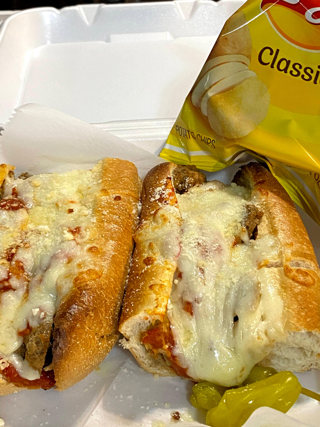 Meatball Parmigiana Oven-Baked Sub
