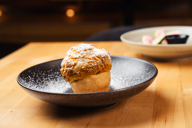 Cookie Crust Coffee Cream Puff
