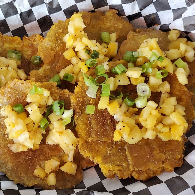 Tostones w/ Mojo Sauce (VGN) - VEGAN