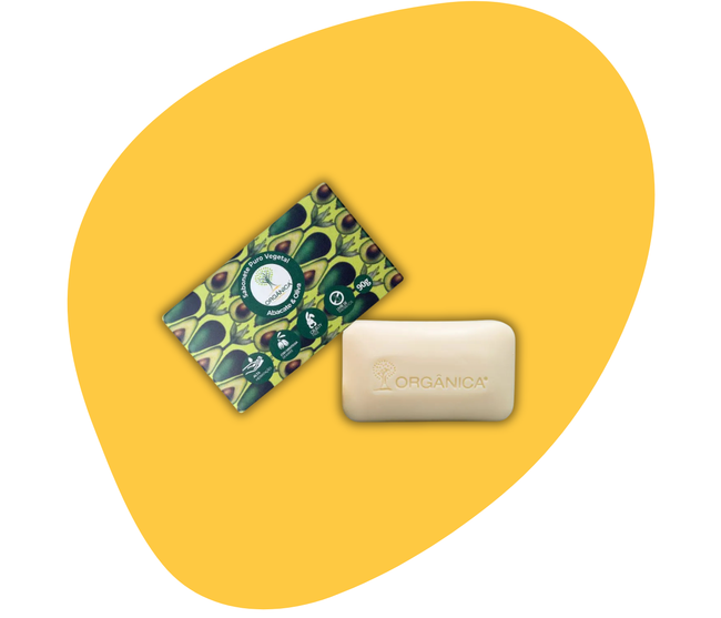 ORGÂNICA Pure Vegetable Bar Soap Avocado & Olive (90g) 🇧🇷