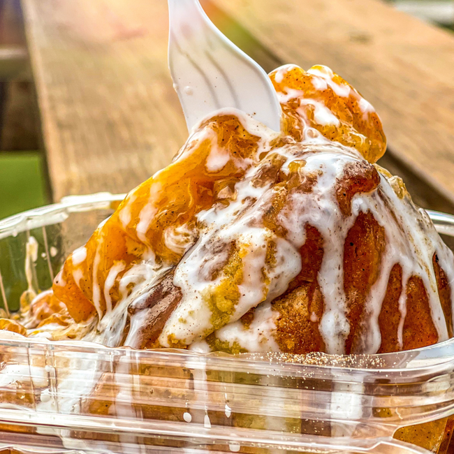 Peach Cobbler Pound Cake