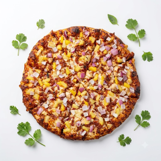 Korean BBQ Chicken Pizza