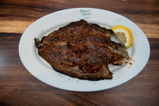 Pan Fried Rainbow Trout / 煎彩鱼
