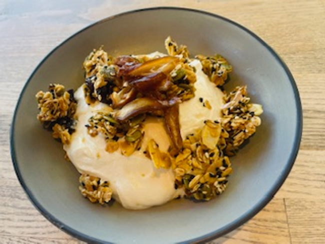 *Yogurt and Granola Bowl