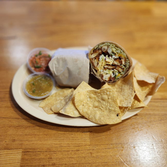 Breaded Chicken Burritos