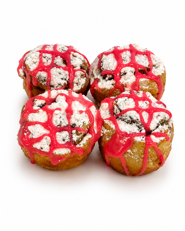 🍓 Strawberry Shortcake Mini Cinnamon Rolls