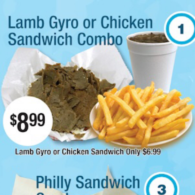 Chicken sandwich cambo