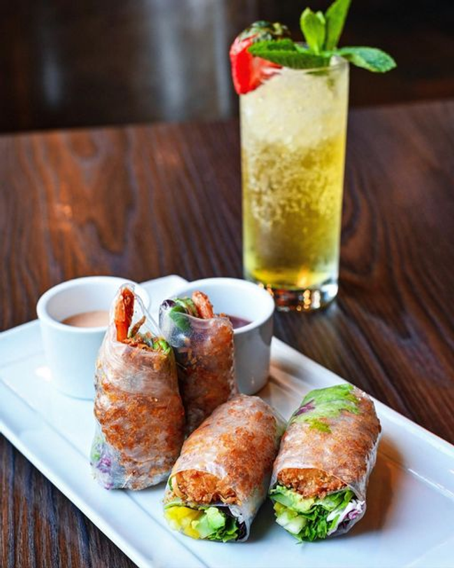 Shrimp Coconut Spring Roll
