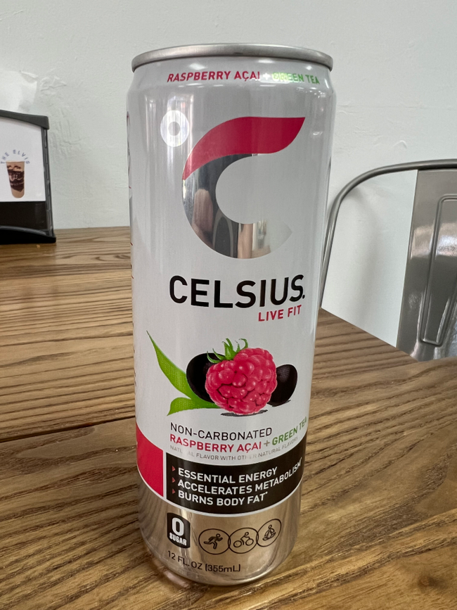 Celsius Raspberry Acai Green Tea (Non Carbonated)