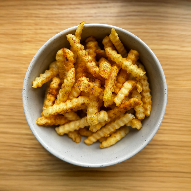 Spiced Crinkle-Cut Fries