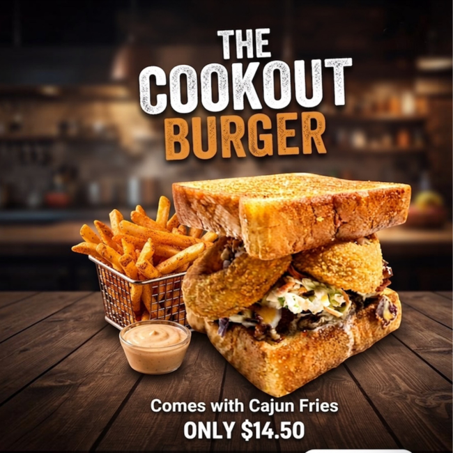 The CookOut Burger Meal