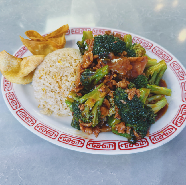 Broccoli Beef + Soda