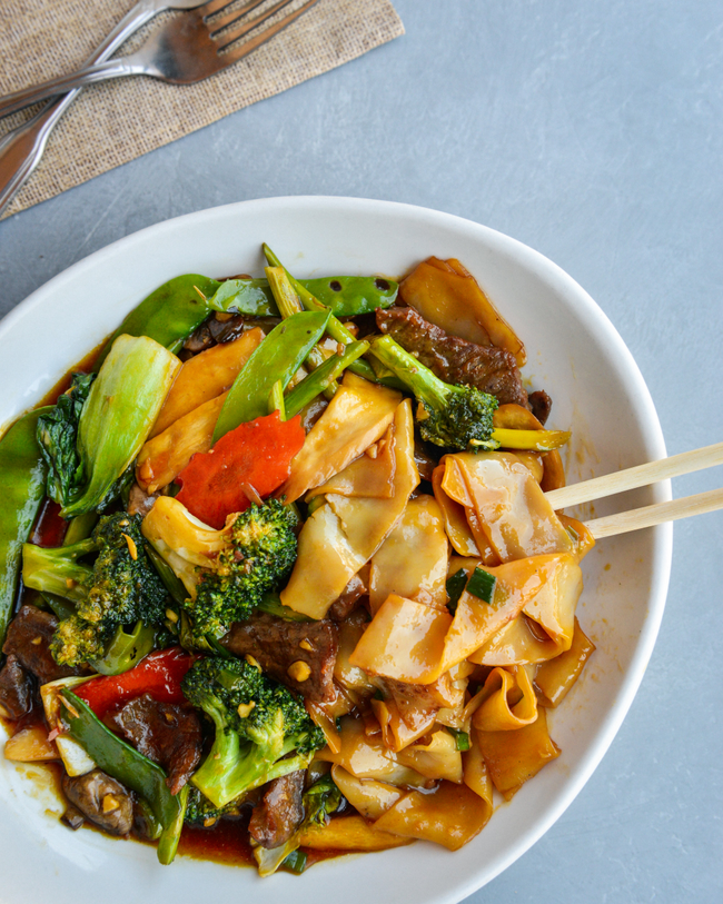 Pad See Ew with Beef