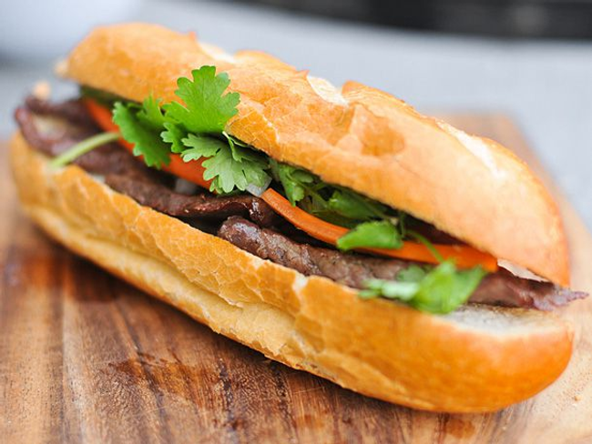 3. Vietnamese Beef Sandwiches - Bánh Mì Bò