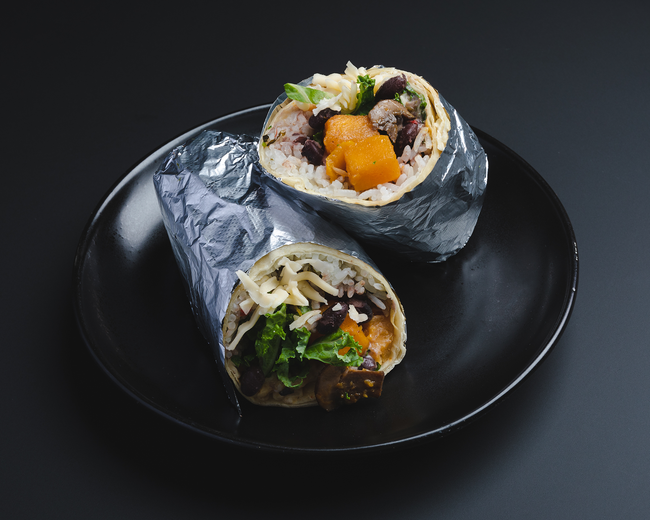 Squash + Kale Burrito