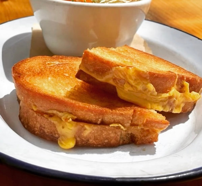 Grilled Cheese with Tomato Basil Soup