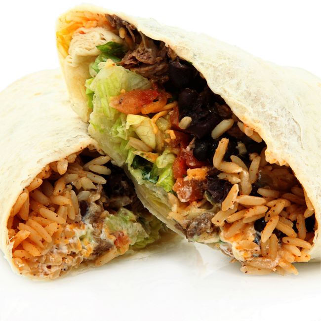 Burrito Chicken(W) & Shrimp