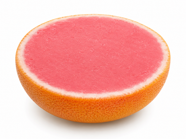 Red Grapefruit and Red Berry Fruit Sorbet Shell