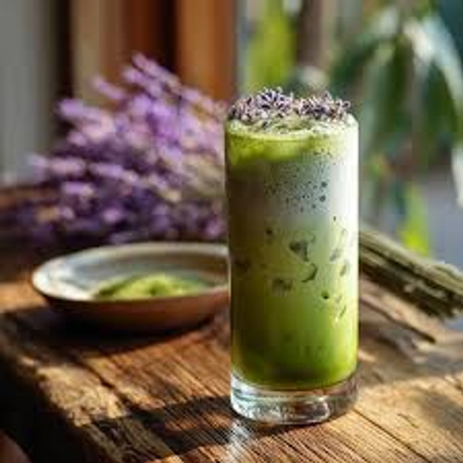ICED Lavender Oat Matcha