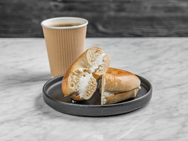 COMBO Coffee + Bagel n Cream Cheese