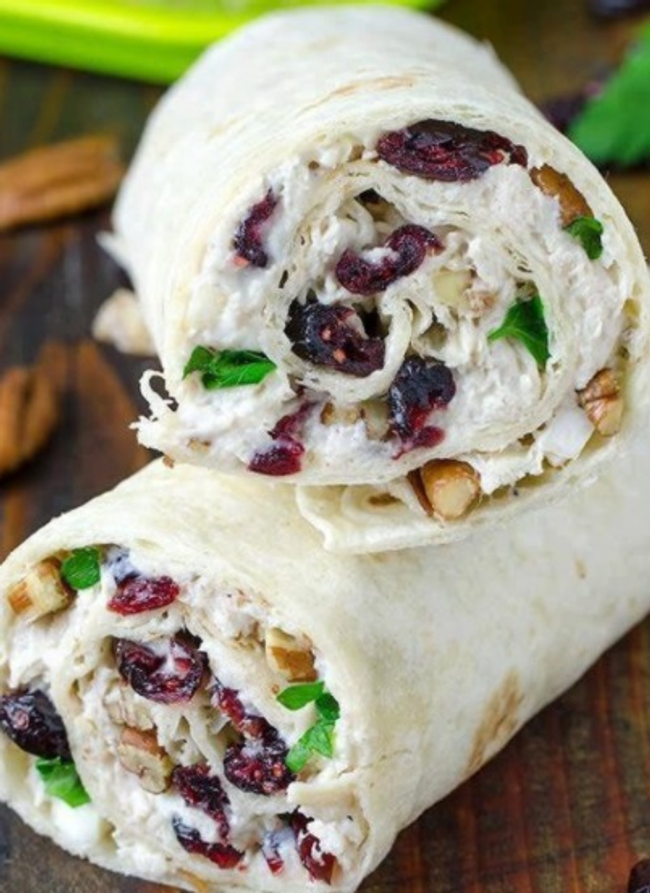 Cranberry Walnut Chicken Salad
