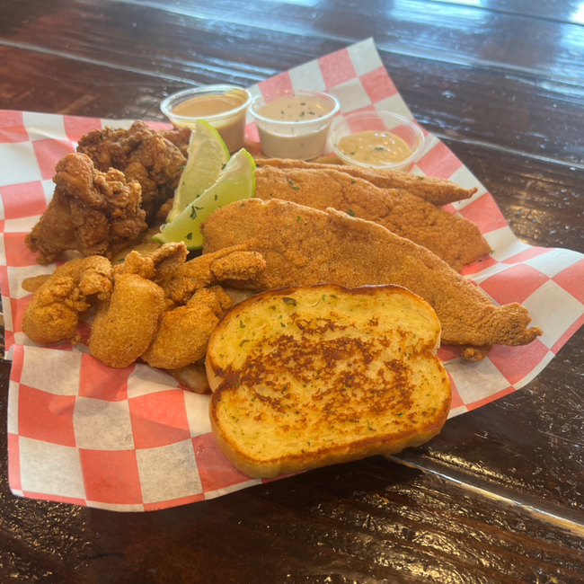3pc Fried Fish 3pc Shrimp 3 Wings  Fries
