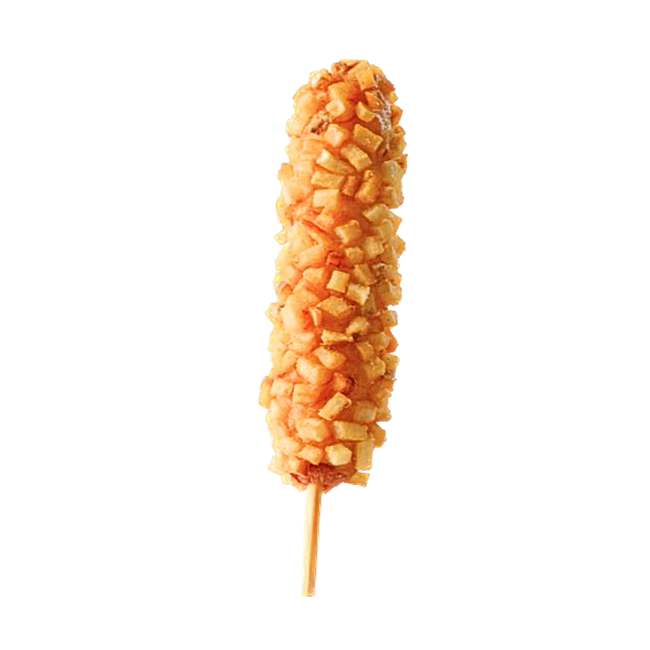 02. Potato Corndog(Corndog de patata coreano)