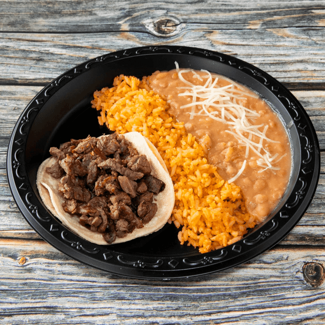 Kids Taco with Rice & Beans
