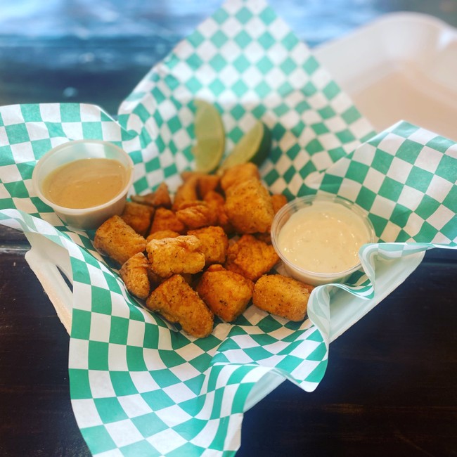 Lemon Pepper Salmon Bites