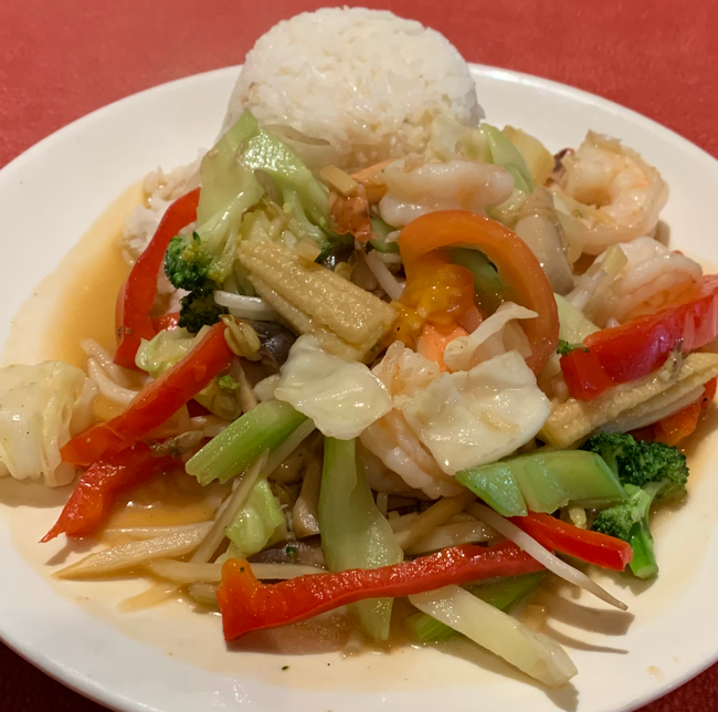 Vegetable Shrimp Meal