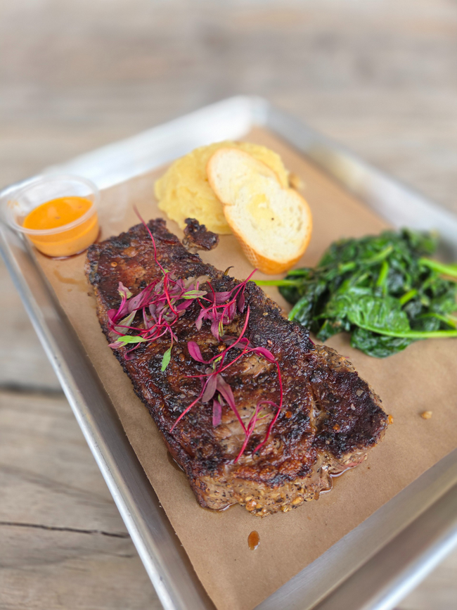 16oz Strip Steak Dinner