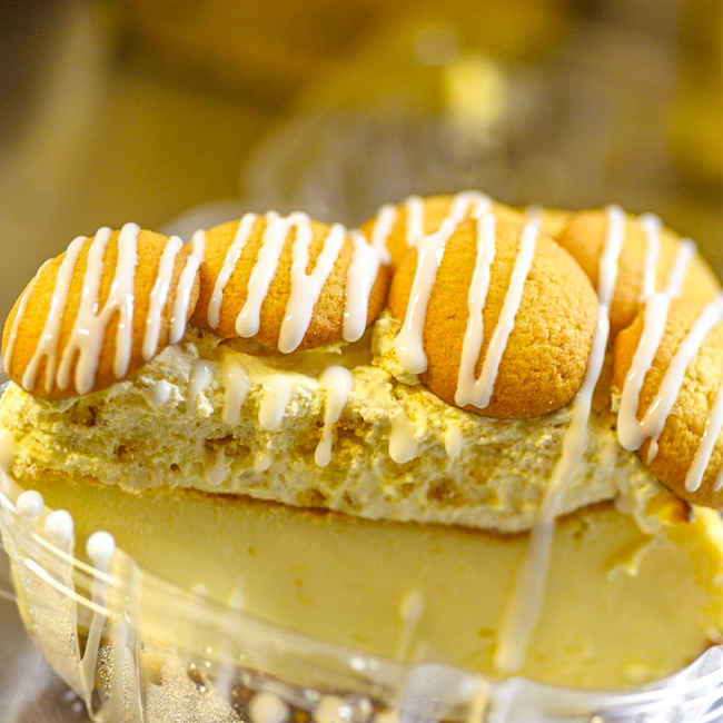 Banana Pudding Cheesecake Slice